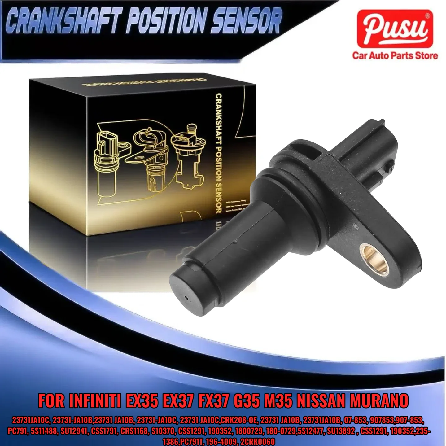 

Crankshaft Position Sensor for Nissan Quest Altima Maxima Infiniti 23731JA10C 23731-JA10B 23731 JA10B