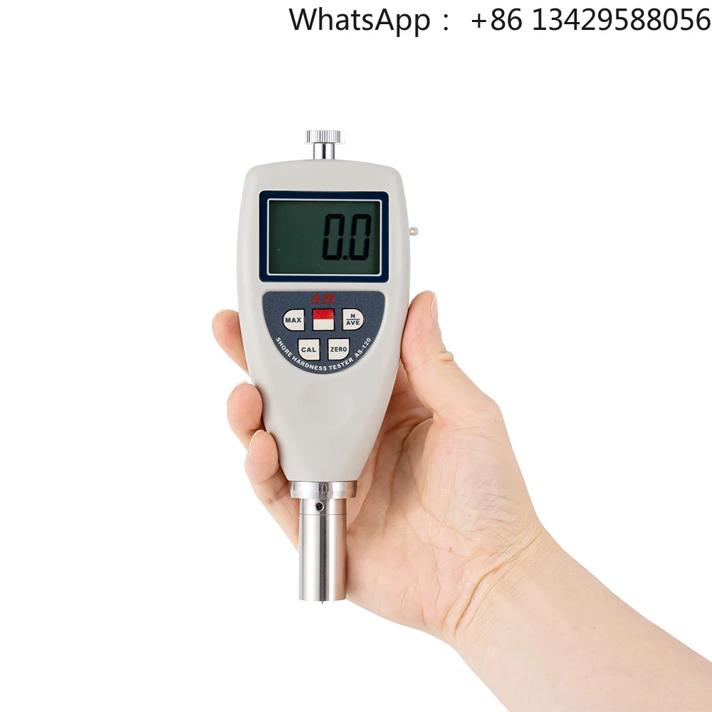AS-120C Digital Shore Hardness Tester with 0.79 Truncated (frustum) Cone for Medium-hard Rubber, Thermoplastic Elastomers