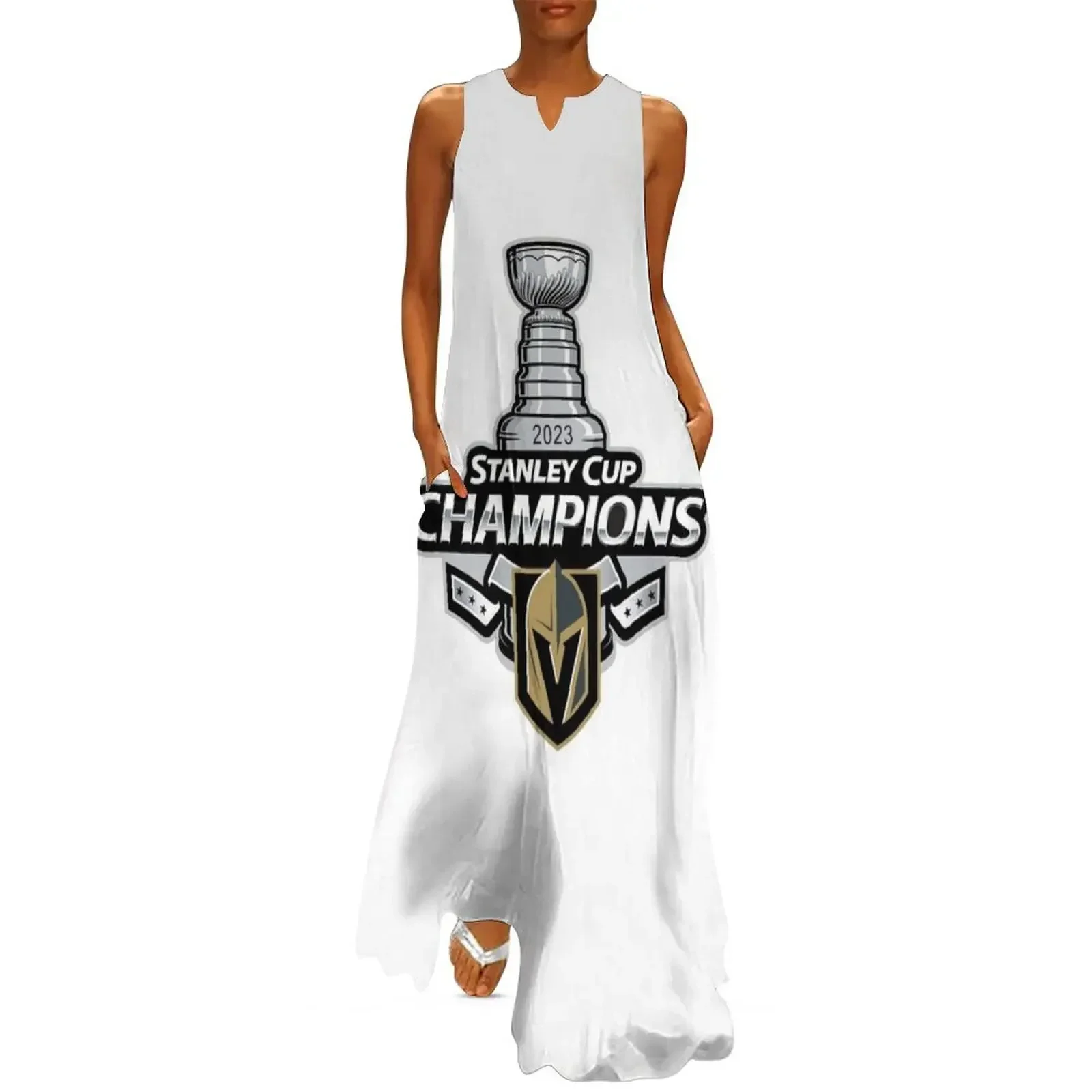 

Champions Golden Knights 2023 - Vegas Golden Knight Long Dress Female dress dresses for special events Bride dresses Dress