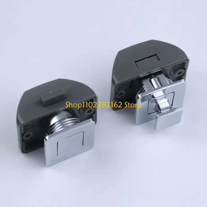 547B Quick Release Push Button Lock Strong Alloy Construction Push Button Latches for Recreational Vehicles & Watercrafts