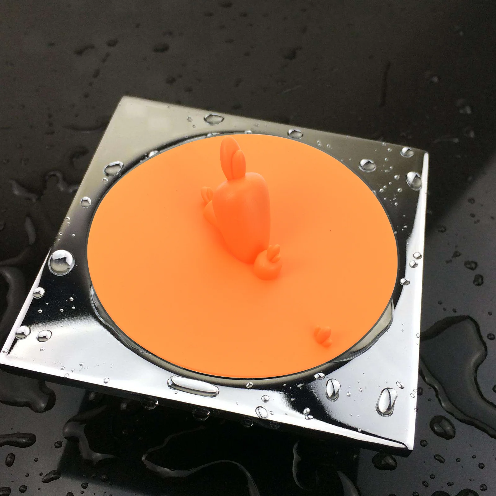 

2Pcs Floor Drain Covers Odor-Proof Elastic Silicone Material for Bathroom Toilet Home Sewer Sewer Sealing Accessories