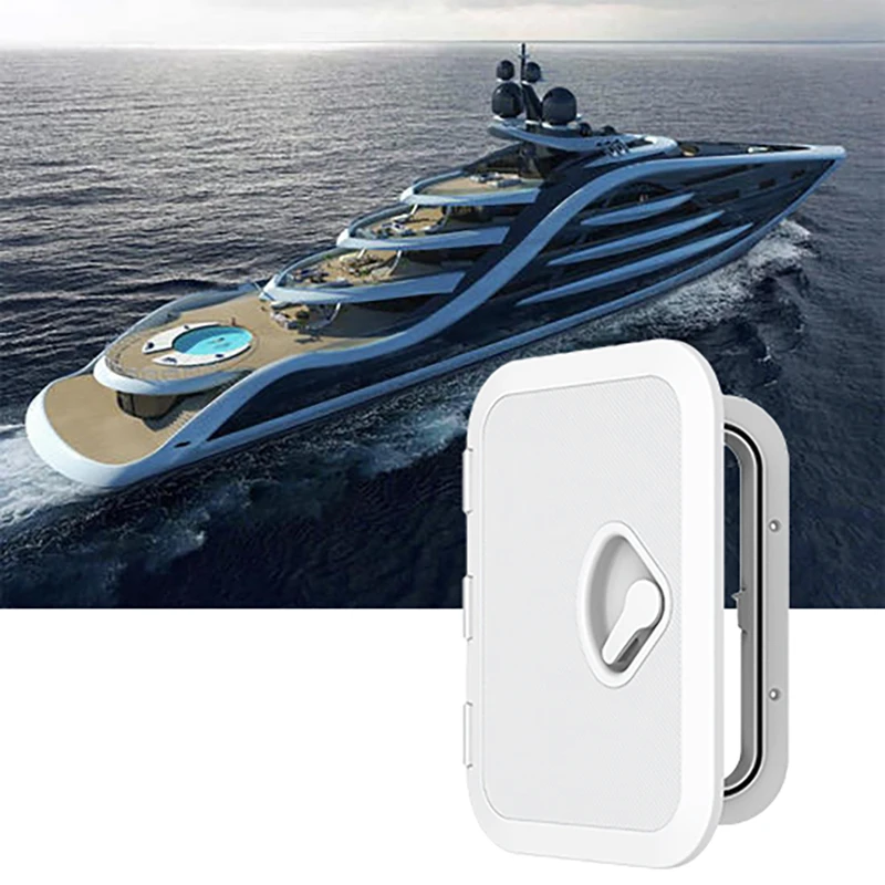 Durable Inspection Hatch Cover Marine Access Accessories Single Handle Anti Ultraviolet Boat Deck Plate Yacht