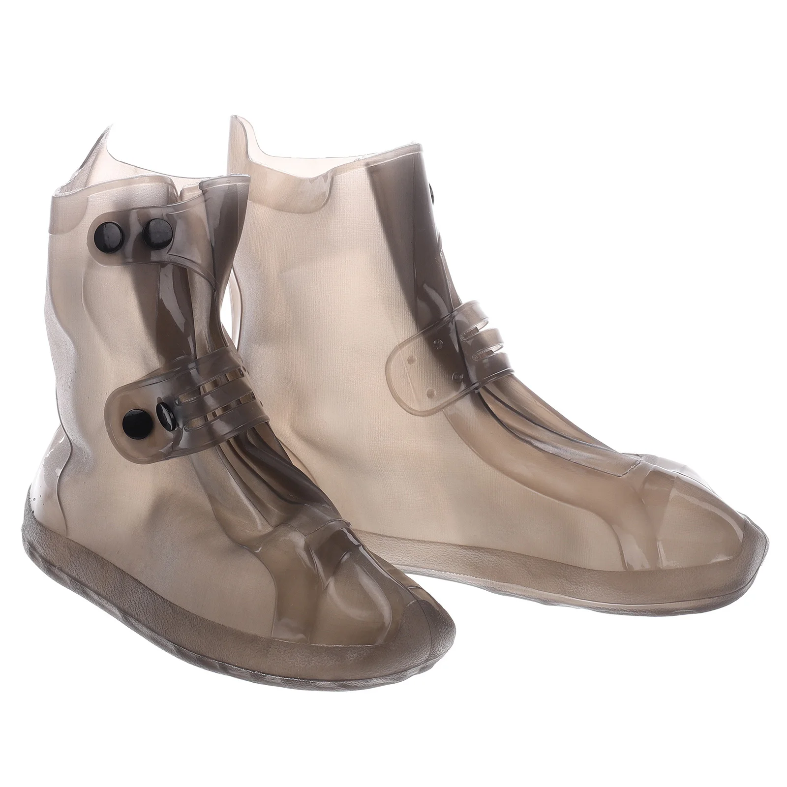 

1Pair Waterproof Shoe Covers Reusable Silicone Rain Boot Protector Foldable Tear Resistant Shoe Covers for Men Women Outdoor