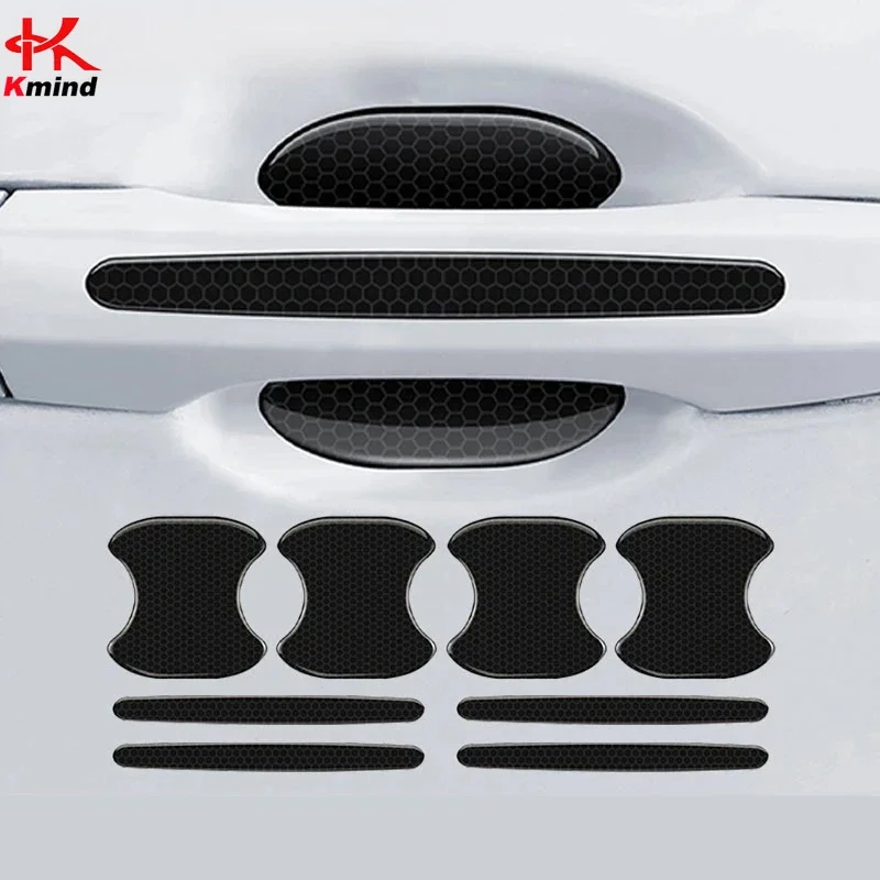 

Car Door Handle Bowl Scratch Protective Stickers Car Handle Sticker Anti-collision Protection Strip Exterior Accessorie