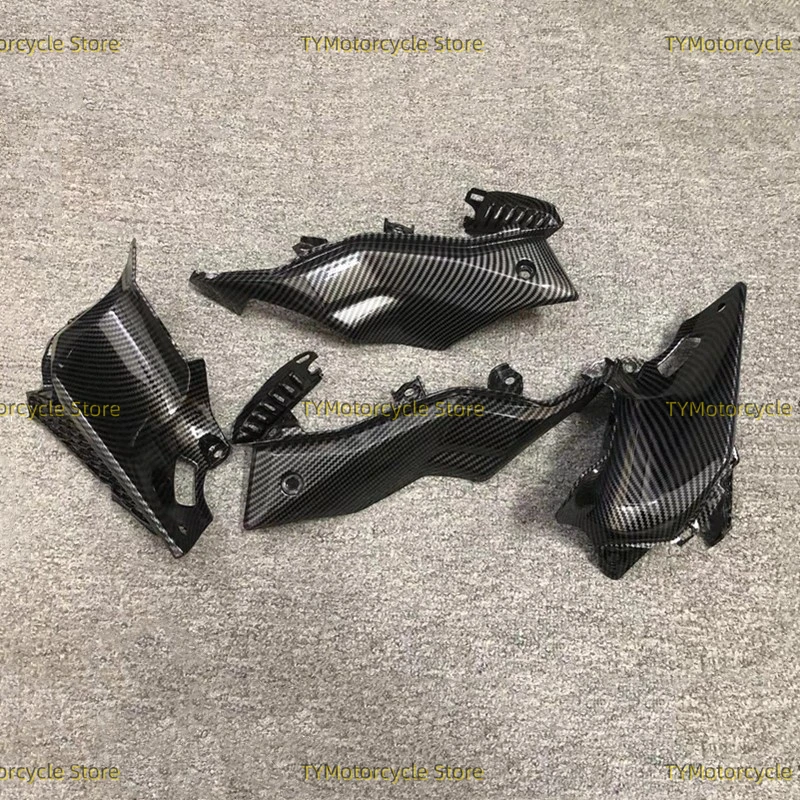 Carbon fiber coating Trim Frame Cover Front Side Tank Air Vent Upper Fairing Fit for Honda CB500F CB 500F 2016 2017 2018