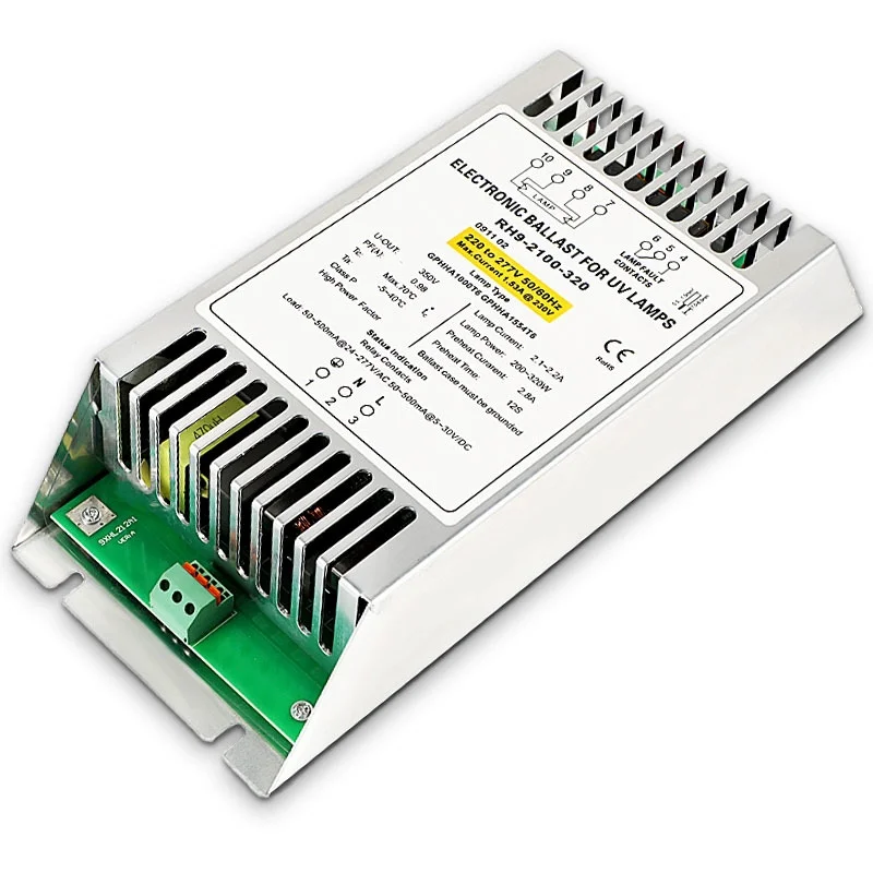 

RH9-2100-320W Water Treatment Ultraviolet Sterilization Lamp Tube Ballast PH9-2100-320W Sewage Treatment