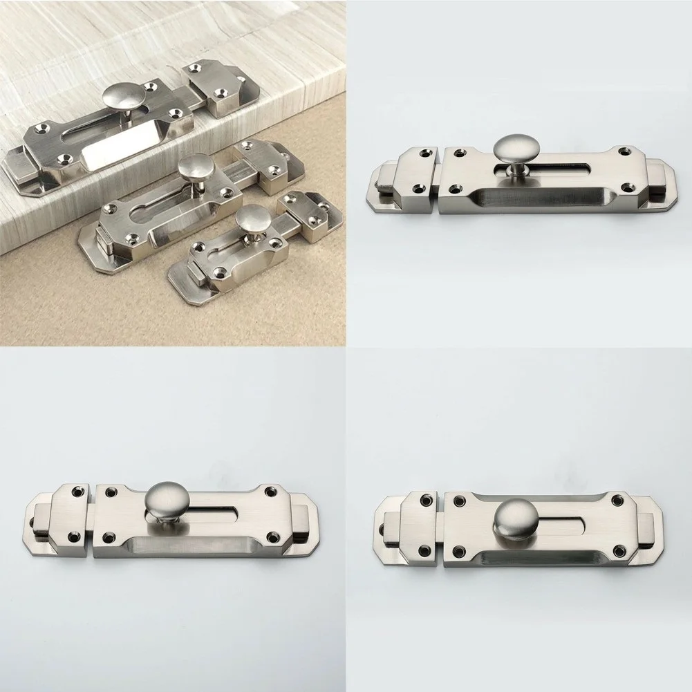 3/4inch Door Latch Lock Slide Bolt Latch Sliding Door Window Bolt Security Hardware For Gate Safety Toilet Door Lock Buckles