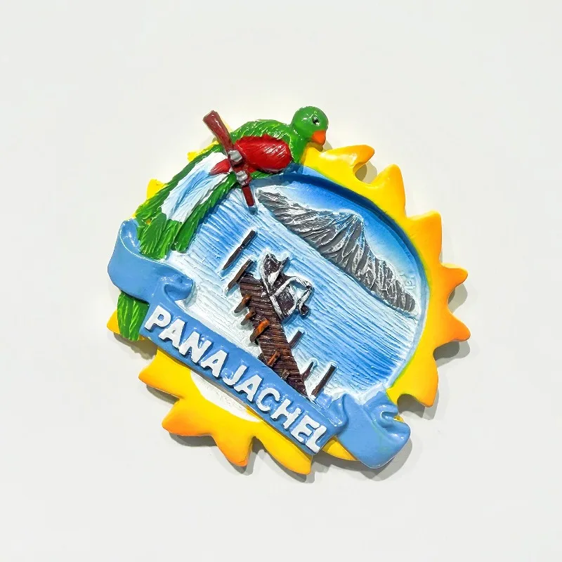 The Republic of Guatemala Fridge Magnets Panajachel Fridge Stickers Birthday Gifts Home Decoration