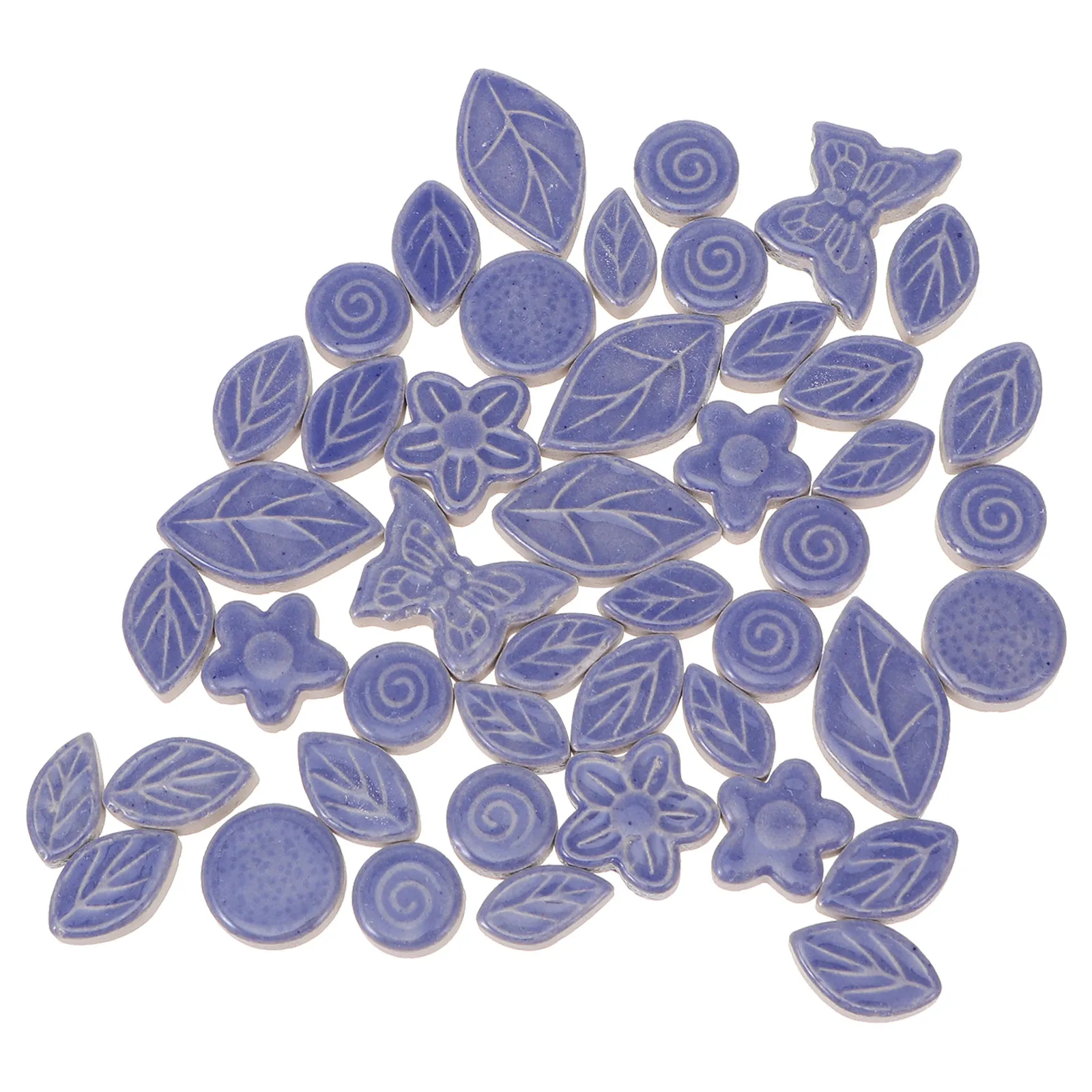 

500G Ceramic Butterfly Decorations Handmade Mosaic Tiles for DIY Art Craft Projects Smooth Polished Finish Bright Color Modern