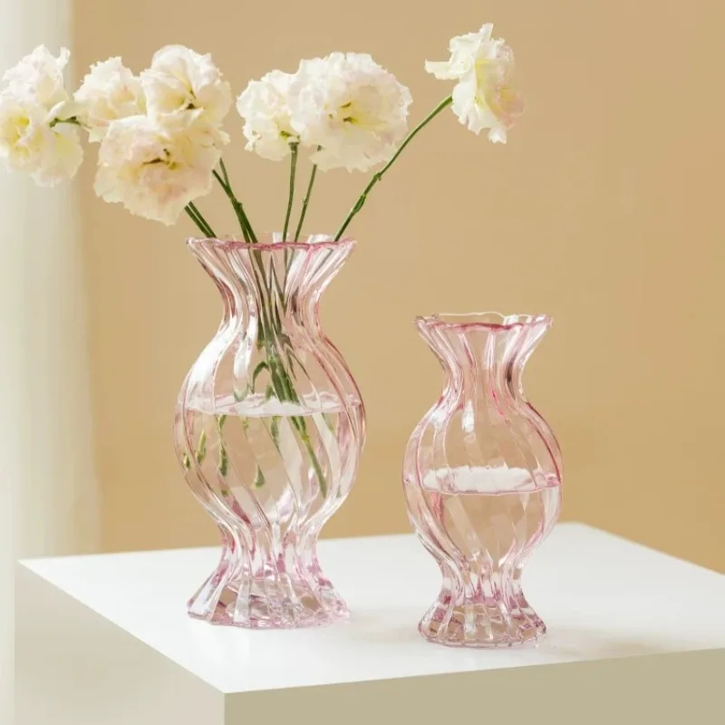 European Simple Glass Vase Living Room Home Study Decoration Maison Jarrones Room Decor Floreros Altos تحف كبيره للمنزل 2026