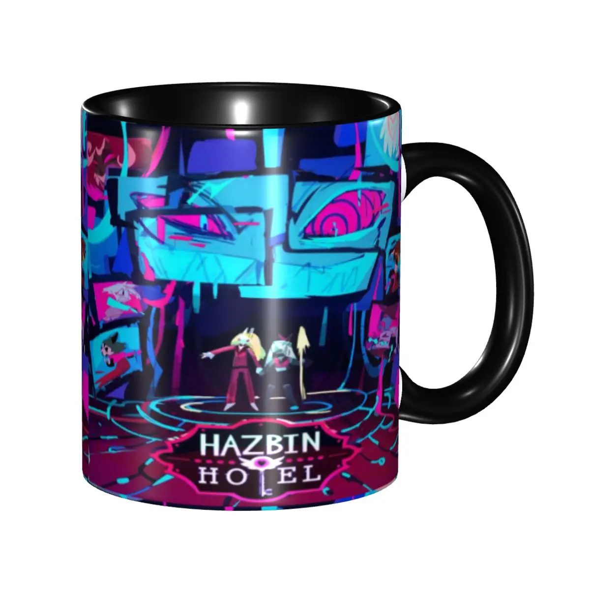 

Hazbines Hoteles Alastor Vox 2 Coffee Cup Kawaii Mug Gifts For Woman Man