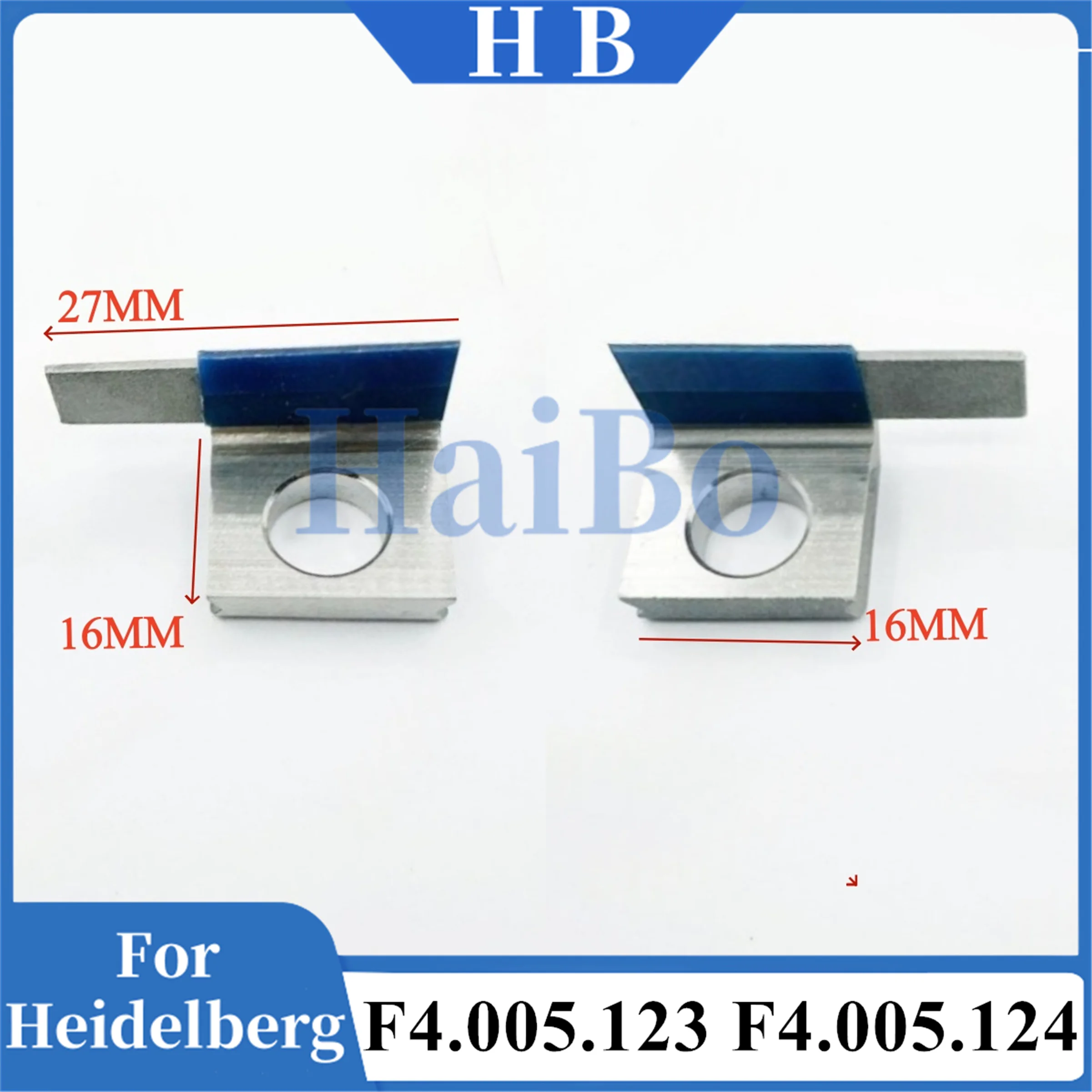 

HaiBo Best Quality F2.005.123 F4.005.124 Gripper Finger For XL105 Offset Printing Machine Parts