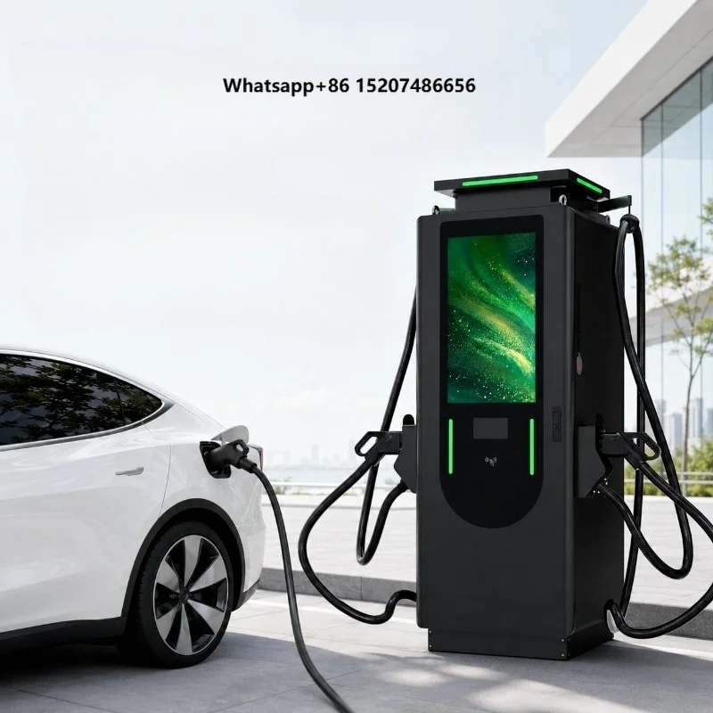 60-240KW Outdoor Commercial DC Fast EV Charging Station with CCS1/CCS2 Interface 380V Input