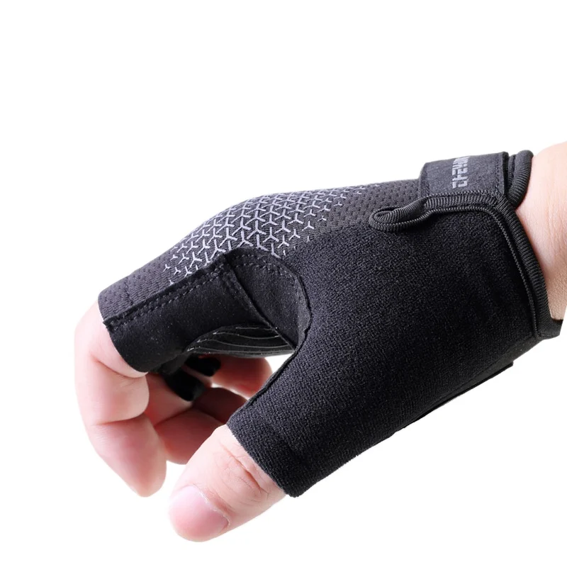 Спортивные перчатки для мужчин и женщин, уличные нескользящие перчатки с половиной пальца, нескользящие дышащие перчатки для фитнеса, вождения и велоспорта