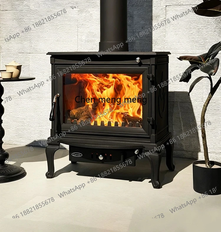 Fireplace winter winter heating real fire burning firewood modern home rural villa living room bed and breakfast