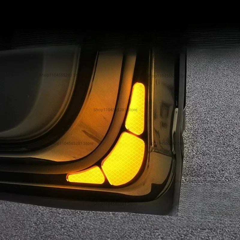 For BYD Leopard 7 Titanium 7 2025 2026 interior parts Anti rear collision warning sticker for front bumper of door accessories