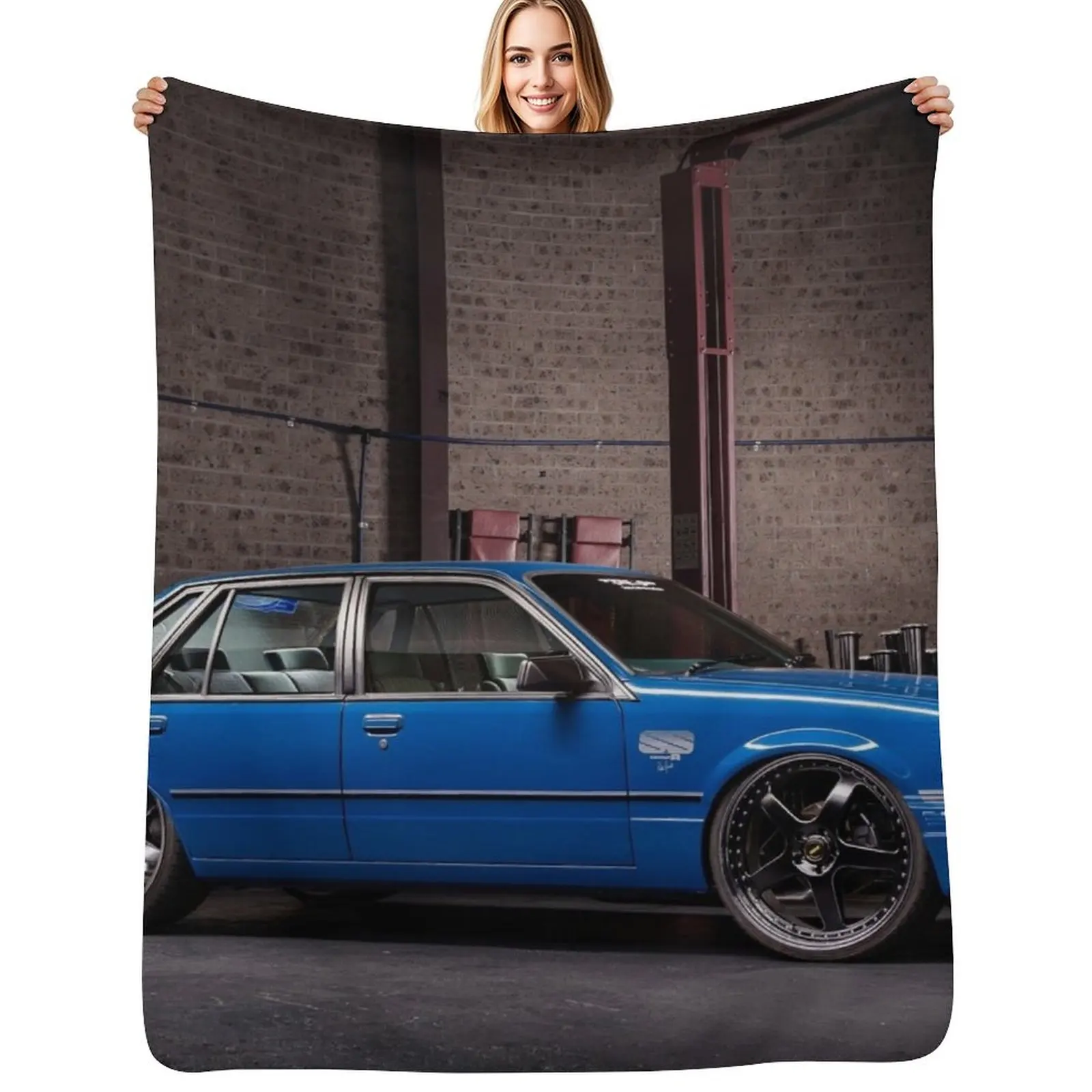 

Tony's Holden VK Commodore Throw Blanket Fluffy Cozy Throw Blanket for Home Decor