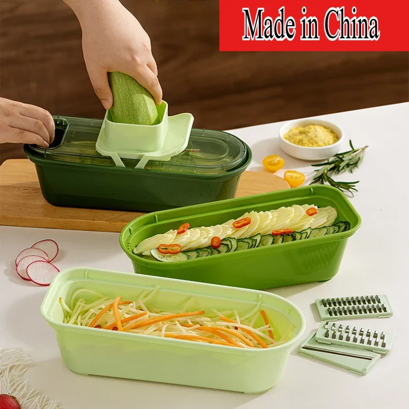 

Kitchen Vegetable Slicer Fruit Vegetable Tools Food Chopper Cutter Potato Cutter Garlic Press Kitchen Tools Gadgets for Home