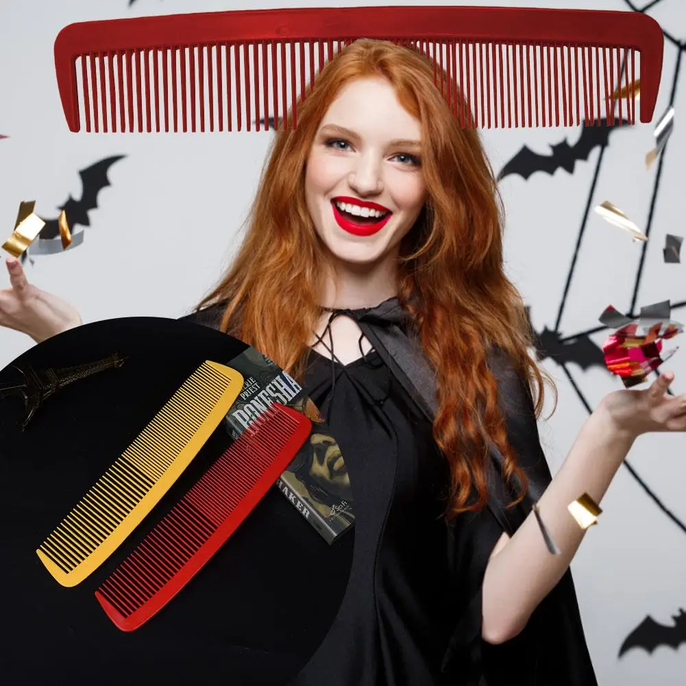 1個 ハロウィン 新型巨大コーム 大型コーム ワイドコーム きれいな仕上がりコーム カラフル パーティー ジョーカー 多彩なコスプレ カーニバル スタイリング ヘアツール T6K9