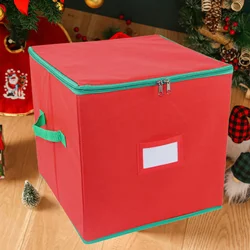 Christmas Ornament Storage Box Organizer Holds Up to 64 Xmas Ornaments Balls Holiday Decorations Accessories Storage Container