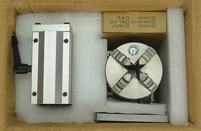 LY 4 Axis Cnc 4 Jaw Chuck 80mm 100mm 130mm Rotary A Axis 4th Axis for Cnc Router Engraver Engraving Milling Machine 4 Axis Kit