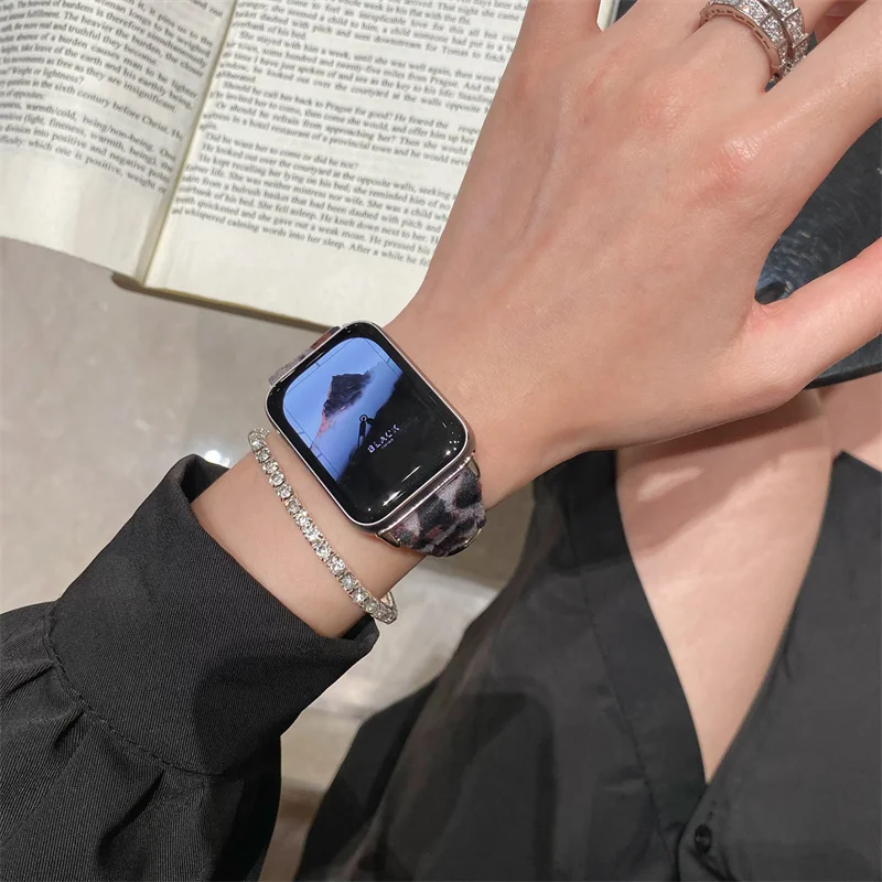 Mi Band 9 Pro cinturino in pelle per Xiaomi Mi Smart Band 8 Pro braccialetto versione globale Redmi watch 4 cinturino donna uomo cintura Correa