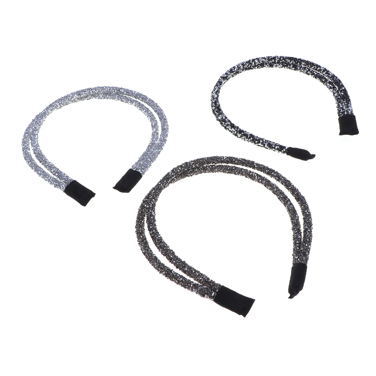 

3 Pcs Rhinestone Headb s Women Girls Simple Hair Hoop Hairb Lightweight Durable Everyday Special Occasions