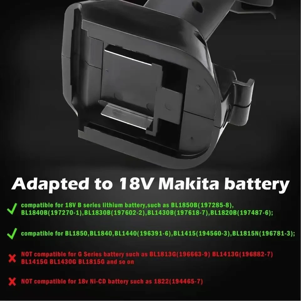 Electric Air Blower Garden Cordless Vacuum Cleaner No Battery Dust Computer Collector Hand Operat Power Tools Fit Makita Battery