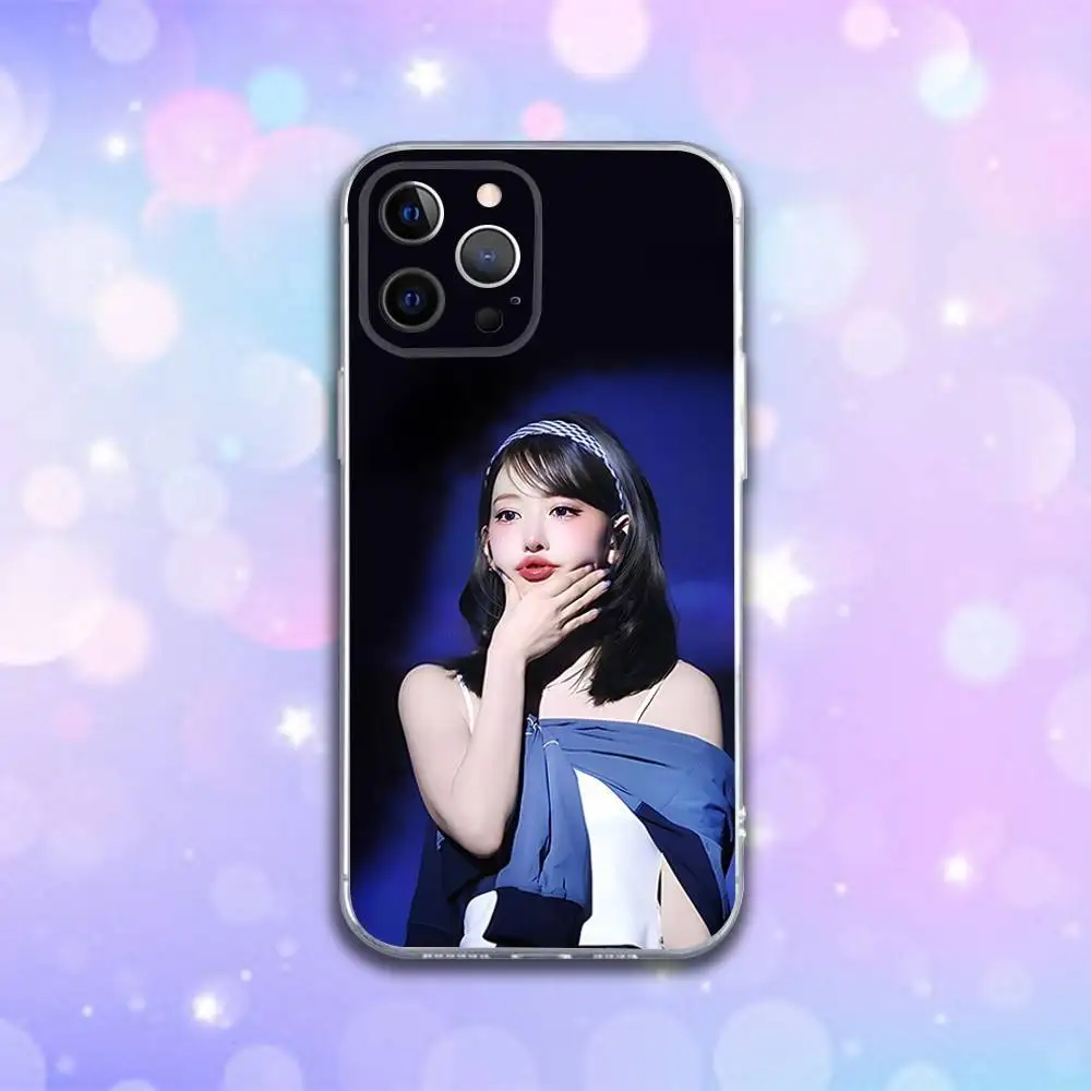 S-Sakura Miyawaki Singer Phone Case For iPhone 17,16,15,14,13,12,11 Pro,Max,Plus,X,XS,XR,SE4,E Mini Transparent Soft Cover