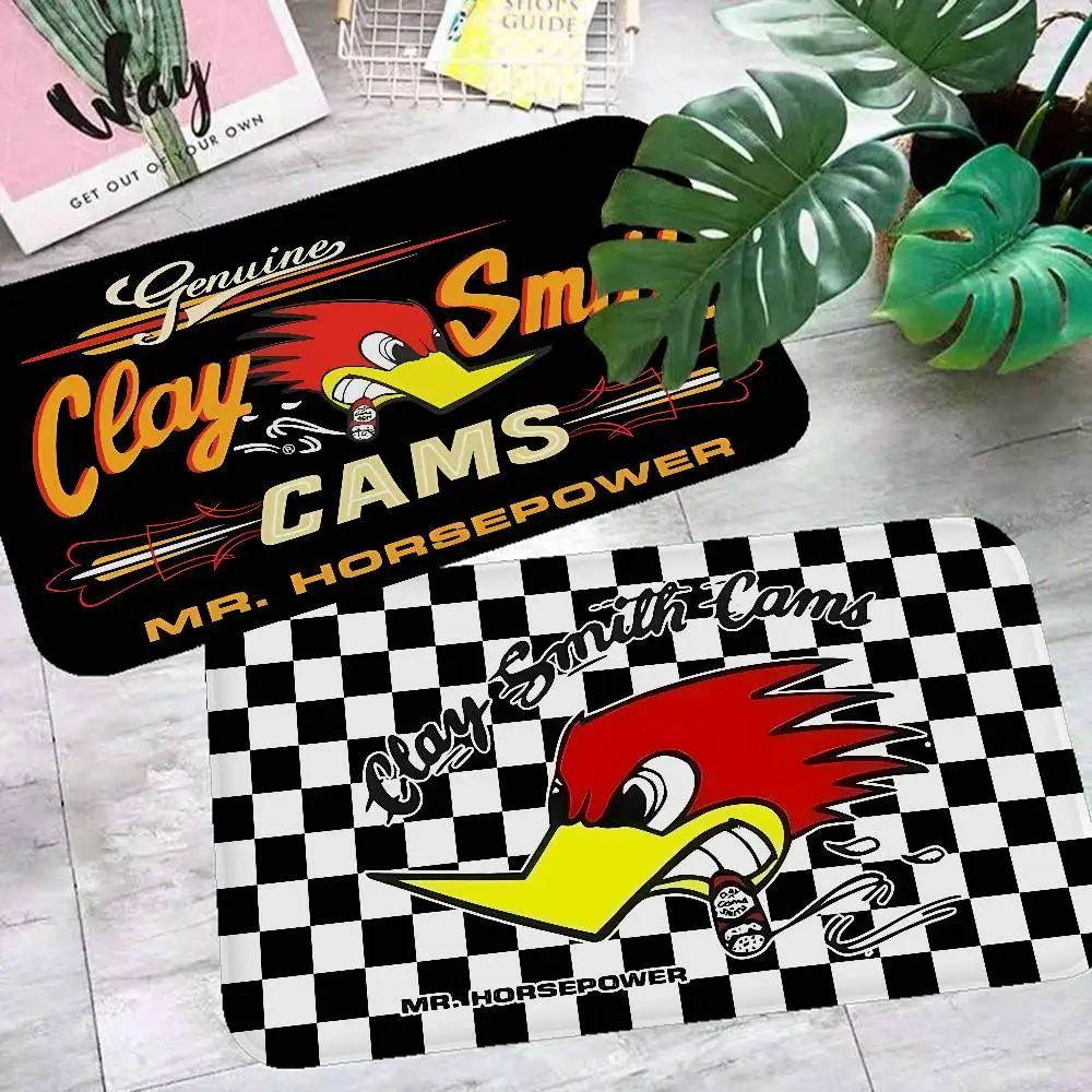 Clay S-Smith C-Cams Cute Hallway Carpet Washable Non-Slip Living Room Sofa Chairs Area Mat Kitchen Doormat Area Rug