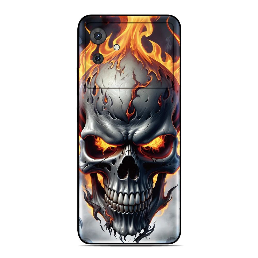 Skull Bone Photo Phone Case For Nokia C32 G42 6.2 7.2 5.4 G21 C21 C1 C01 G11 Plus C12 C31 C02 G22 G20 G10 C10 C20 8 C3 2.4 Cover view 4