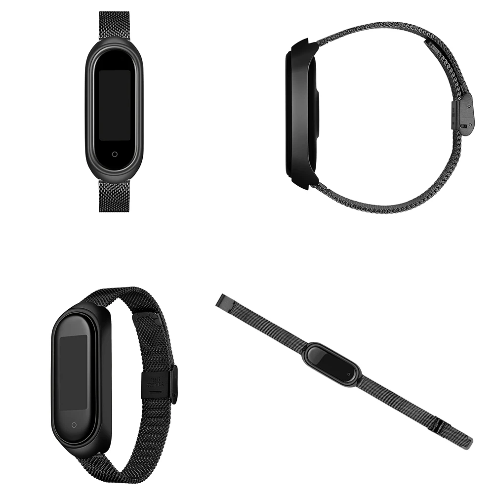 Metal Strap for Xiaomi Mi Band 6 5 4 3 Stainless Steel Metal Bracelet For MiBand 6 5 Watchbands Replacement Strap For MI Band 4