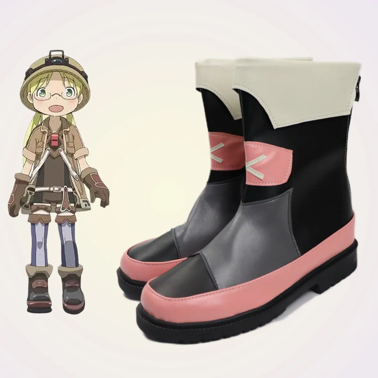 

Обувь для косплея Riko из игры Made in Abyss, сапоги для Хэллоуина и карнавальных вечеринок, изготовленные на заказ