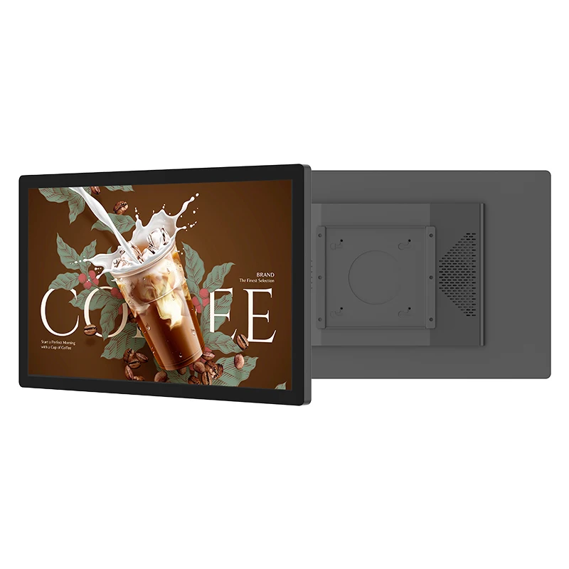 Reproductor de publicidad de Metal TFL de 21,5 pulgadas, montaje en pared, tableta Android, pantalla LCD ESOP, pantalla táctil completamente unida AIO para factor inteligente
