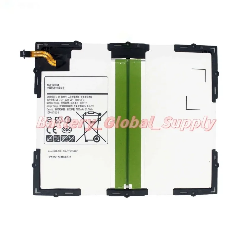 

For EB-BT585ABE Tablet PC T580 Battery 3.8V 7300mAh High Quality, Brand New -