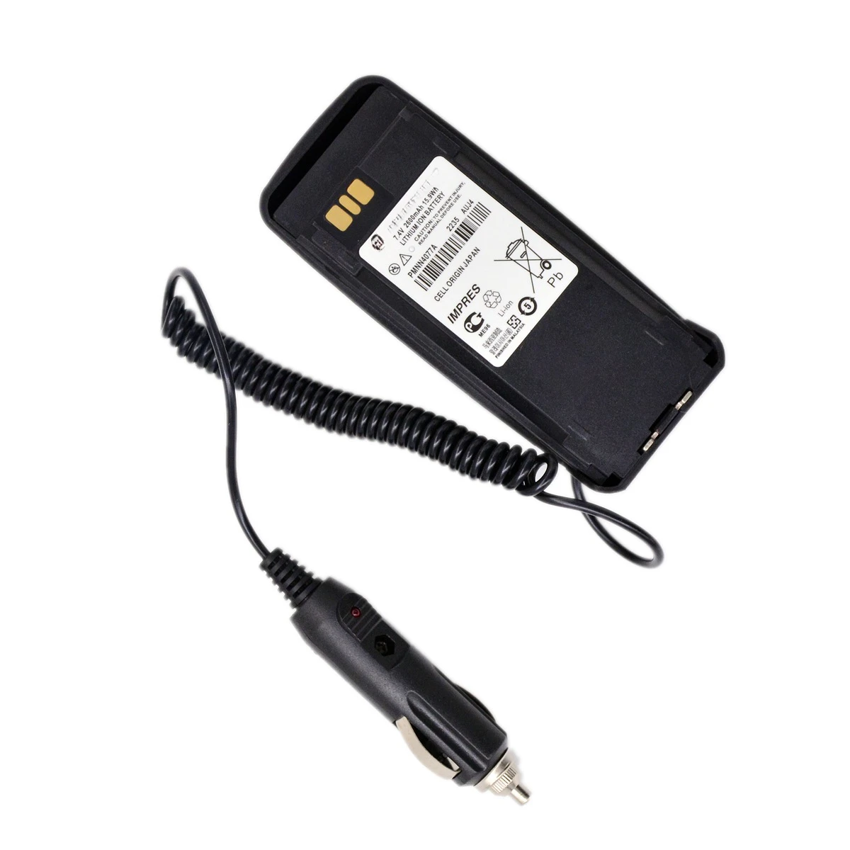 Éliminateur de batterie radio jambon, entrée DC 12V, 24V pour Motorola XIR P8268, P8200, DR3000, ug 3400, MTR2000, XStore 6550, accessoire de chargeur de voiture