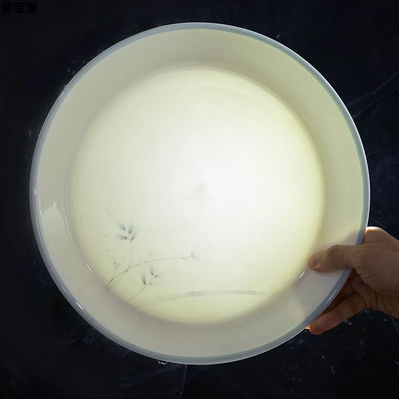 

Bone china tableware, light luxury, underglaze color, high-end high-end breeze tableware, household housewarming gifts