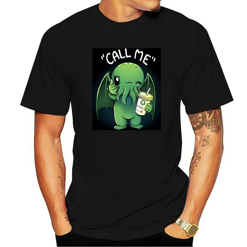 

Cotton Unisex T Shirt Cthulhu Calls Artwork Tee