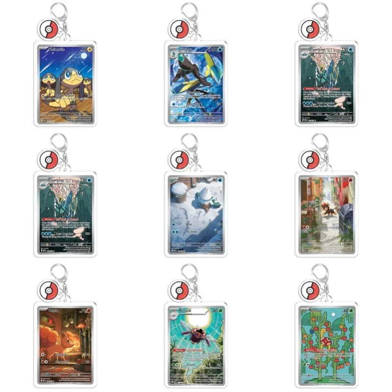 Porte-clés pour Pokémon Inteleon Ultra Ball Wally's Compassion, en acrylique, dessin animé, collection DIY, cadeau pour un ami, cadeaux d'anniversaire