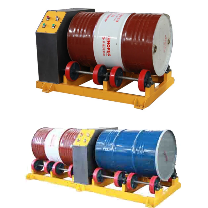 

55 gallon drum material mixer oil drum rotator chemical product processing equipment
