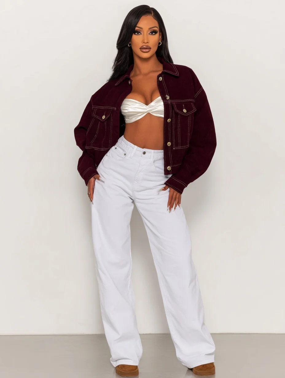 

Mia Muse Women's Jackets Autumn Winter Fashion 2025 Chic Plain Long Sleeve Turn-down Collar Casual Lightweight Jackets
