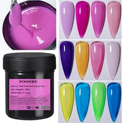 160g Nail Extension Liquid Tips UV Gels Manicure Polish Transparent Nail Builder Crystal Self Leveling Extend Nail Art UV Gel