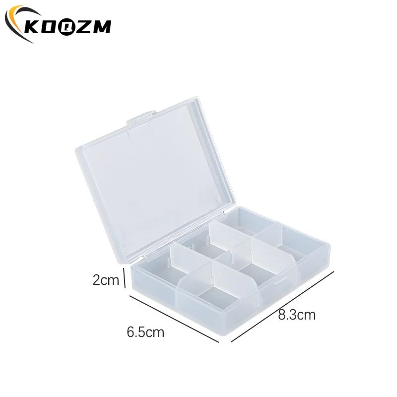 Frosted Storage Box Multifunctional Dustproof Organizer Photocards, Sleeves,Small Card Film Sorting Flip Box, Jewelry Storage