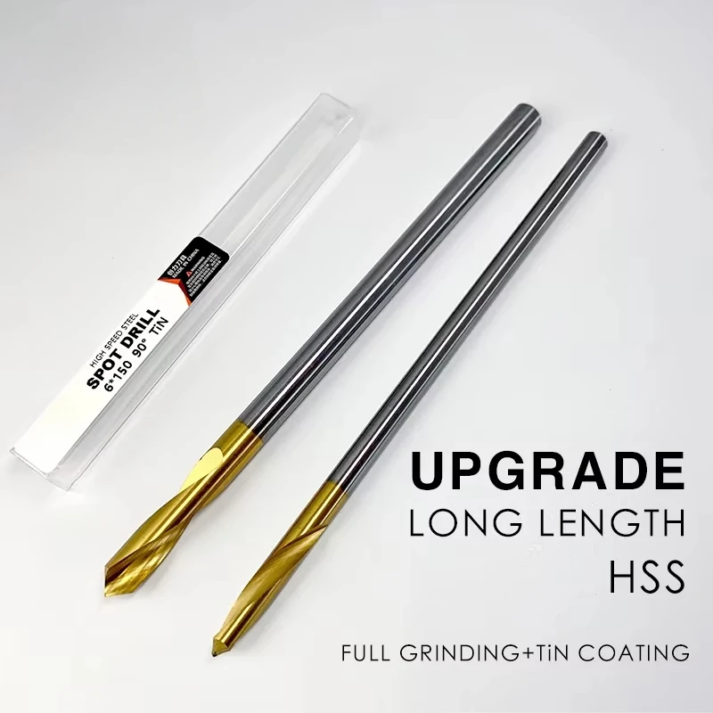 SIQI Точечное сверло HSS Co Cobalt NC Центральная насадка 60 90 120 градусов Поготовление направляющей Пилотное отверстие Станок с ЧПУ M35 M42 1-20 мм