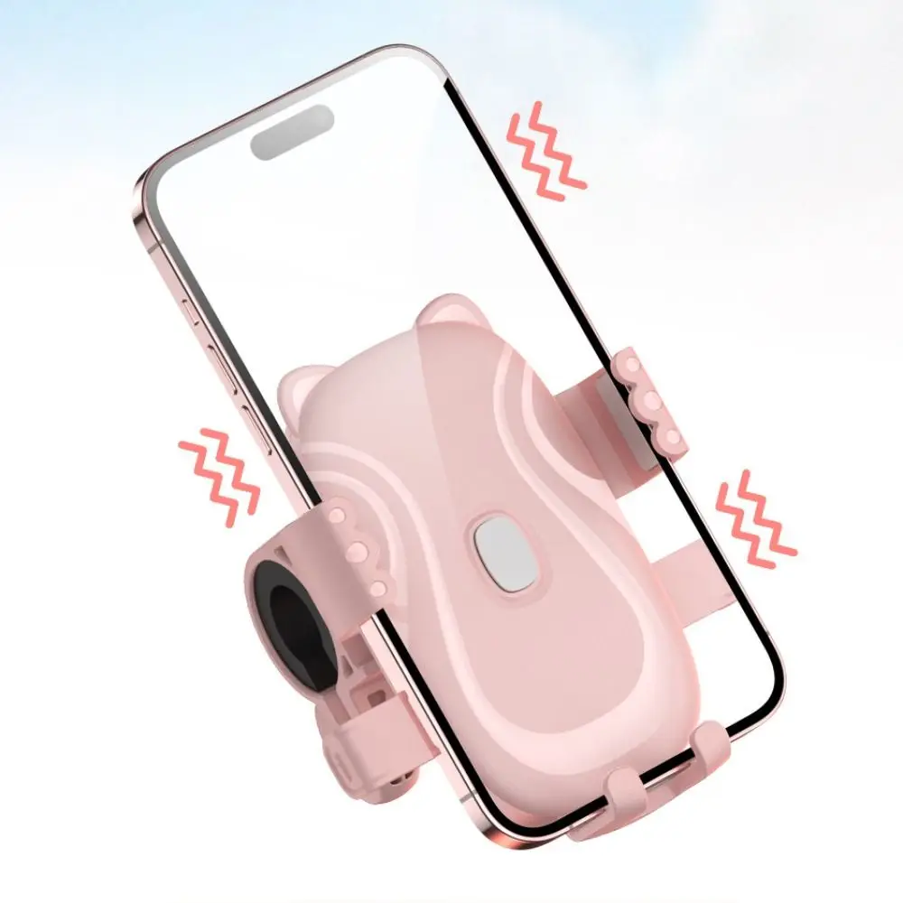 

Anti-shake Bicycle Phone Holder Adjustable Universal Electric Bike Phone Bracket Stable 360° Rotatable Scooter Phone Clip