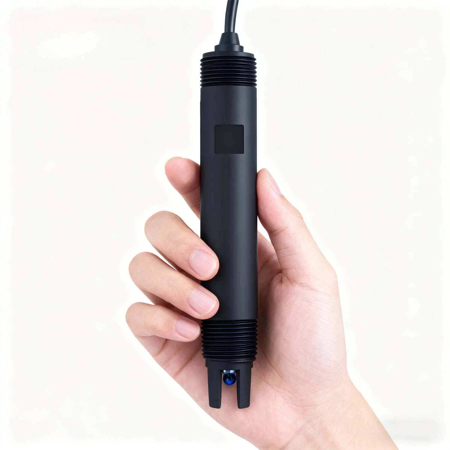 NPT10K 3/4NPT Thread PT1000 pH Electrode Probe 0-14 pH Range Online Liquid Water Monitoring pH Sensor