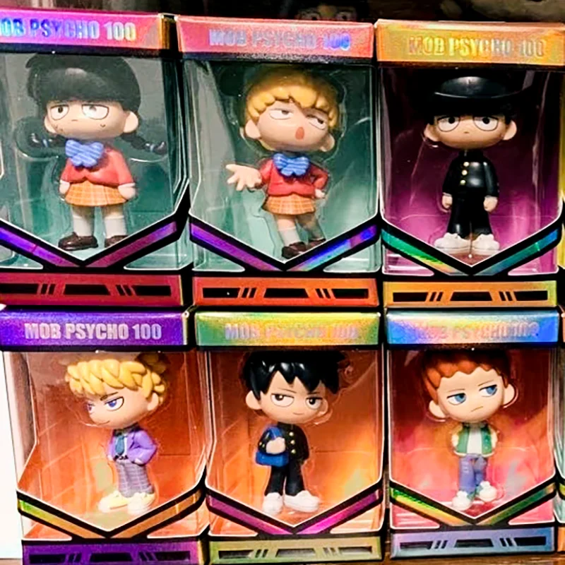 

Mob Psycho 100 Mini Figure Series Blind Box Cute Figure Trendy Shigeo Kageyama Anime Decora Collectible Mystery Box Gift For Kid