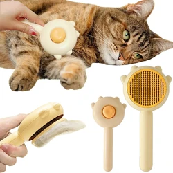 Hair Remover Brush Cat Combs Magic Massage Comb Pet Grooming Needle Brush Non-slip Beauty Brush Cat Dog Cleaning Care Combs