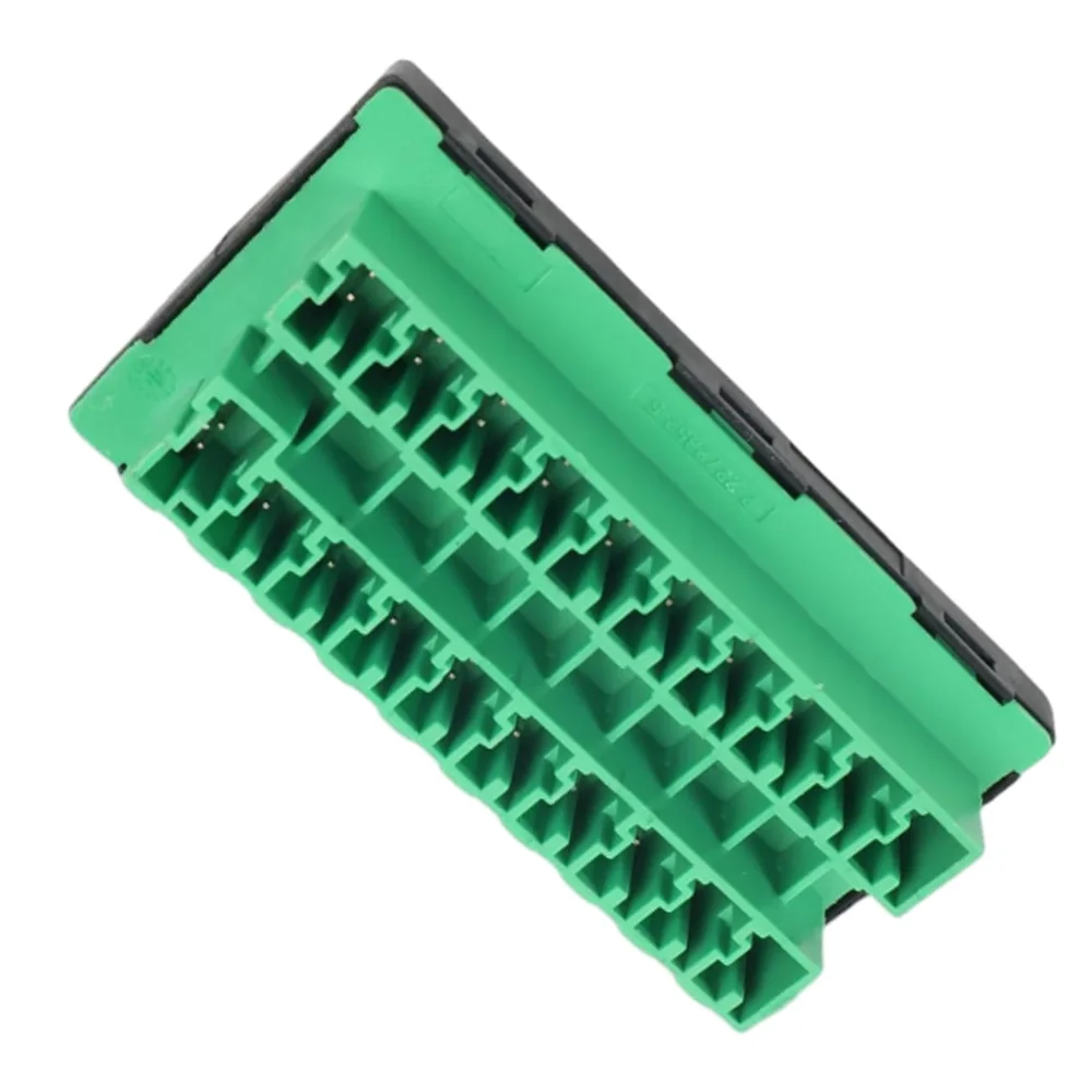 

For Jeep Wrangler Gladiator Chrysler Pacifica Voyager Ram 1500 2500 3500 Car Block Fuse Connector Green Double Row 68321746AA