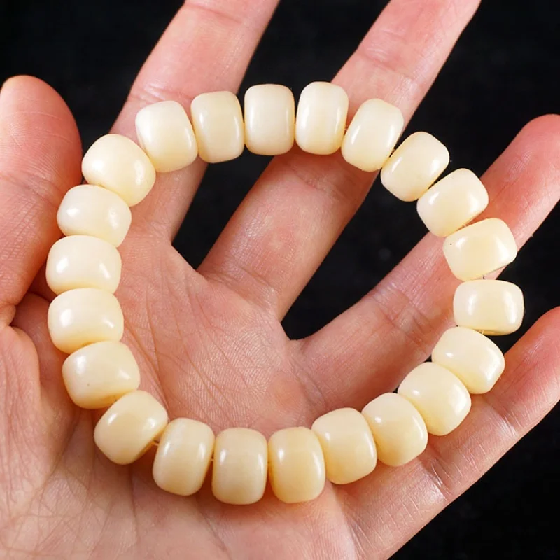 

Camel Bone Buddha Beads Camel Bone Single Ring Bracelet Oily Ox Bone